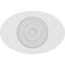 Ekena Millwork Standard Dalton Bullseye Rosette with Square Edge, 7"W x 4 3/4"H x 1"P ROSP070X048X100DAL02 - alternate 3
